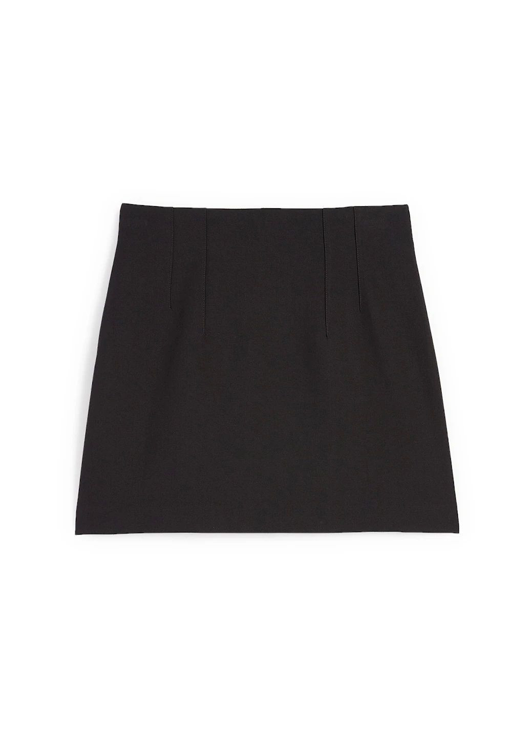 Черная кэжуал однотонная мини юбка C&A