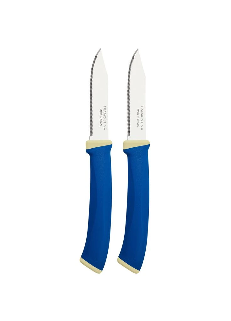 Набор ножей Felice Blue Vegetable Serrate 76 мм 2 шт (m309541) Tramontina Felice Blue Vegetable Serrate 76 мм 2 шт (366563537)