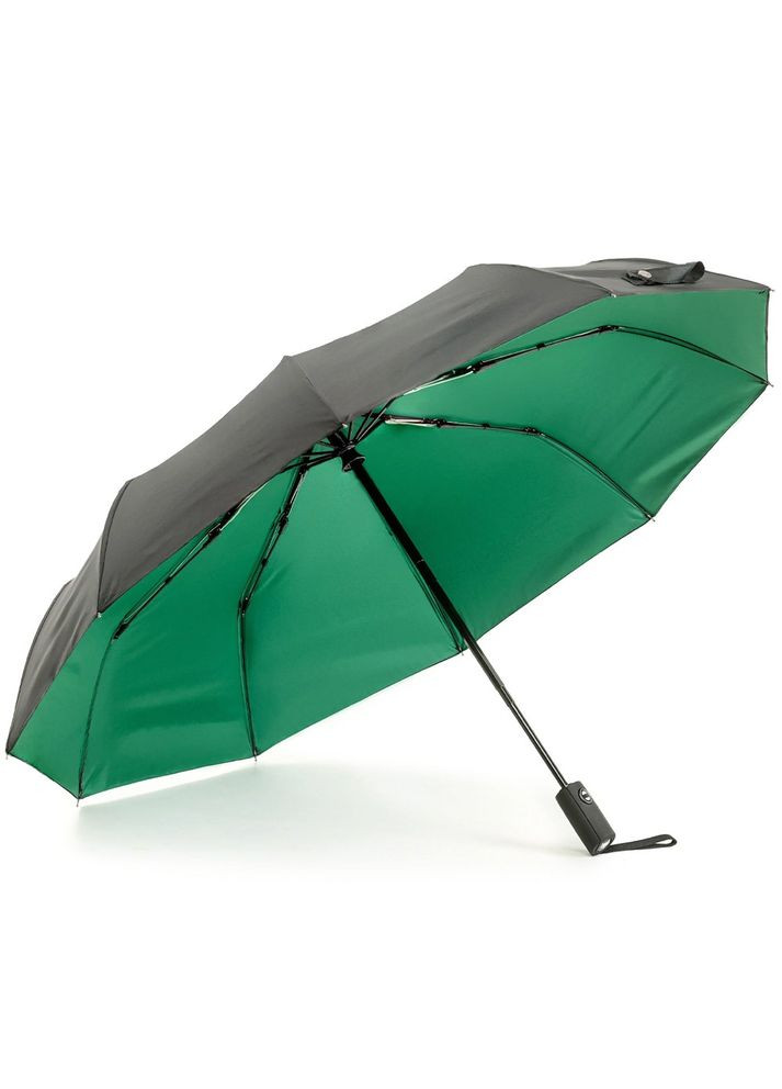 Чёрный зонтик с двойным куполом полный автомат черный umb4-007 Krago (316619803)