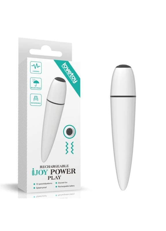 Компактний вібростимулятор IJOY Rechargeable Power Play Lovetoy (381047778)