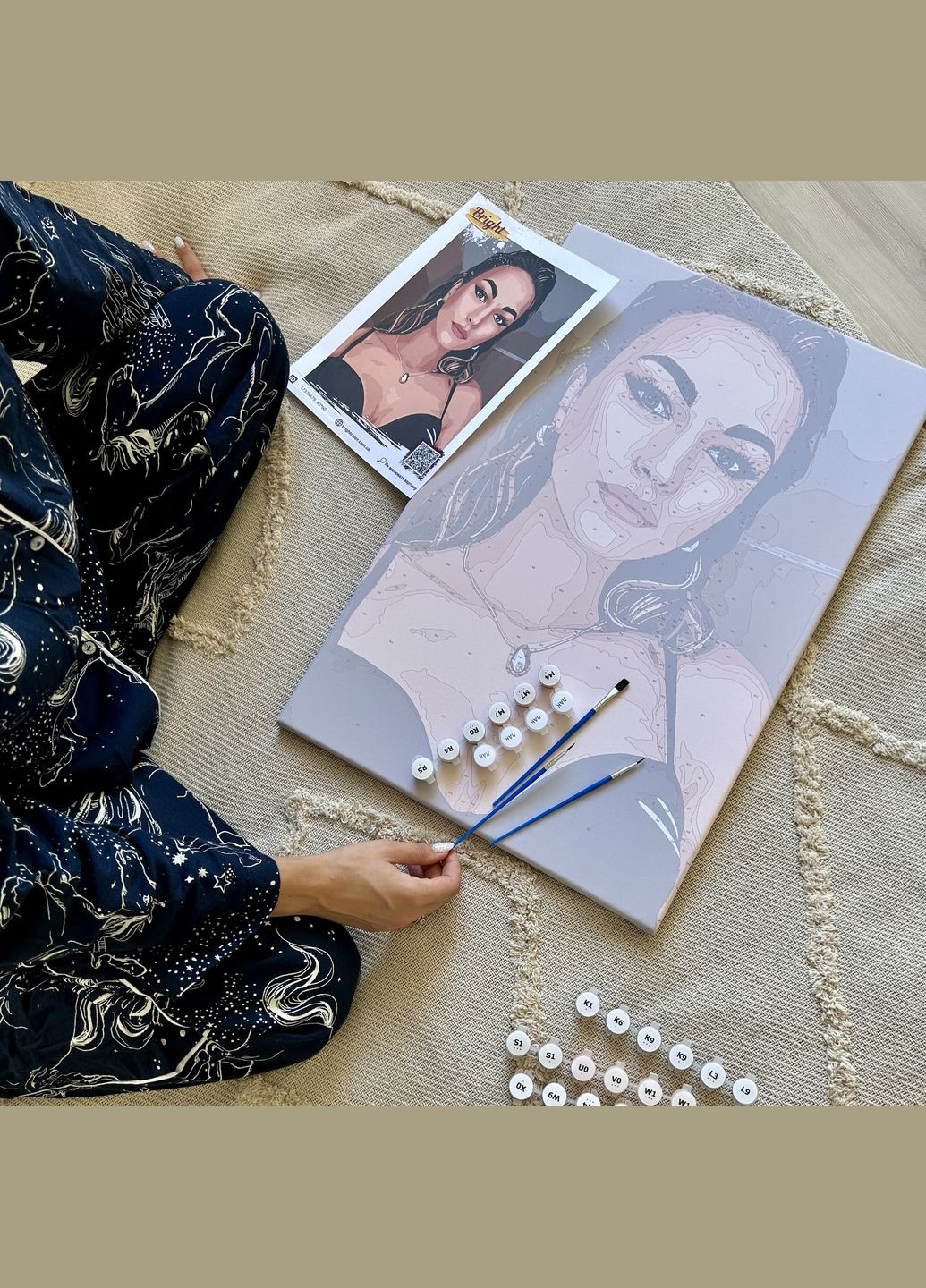 🎨 Картина за номерами по фото 50х70 см — Стандарт No Brand (331155388)