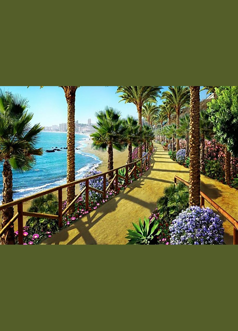 Набор алмазной вышивки "Красивая набережная" Чарівний діамант (333710841)