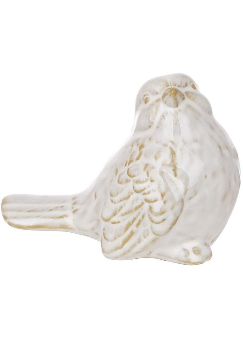 Набір 6 фарфорових фігурок Горобчик бежевий декоративні статуетки для Великодня та інтер'єру прикраси Bona (368978554)