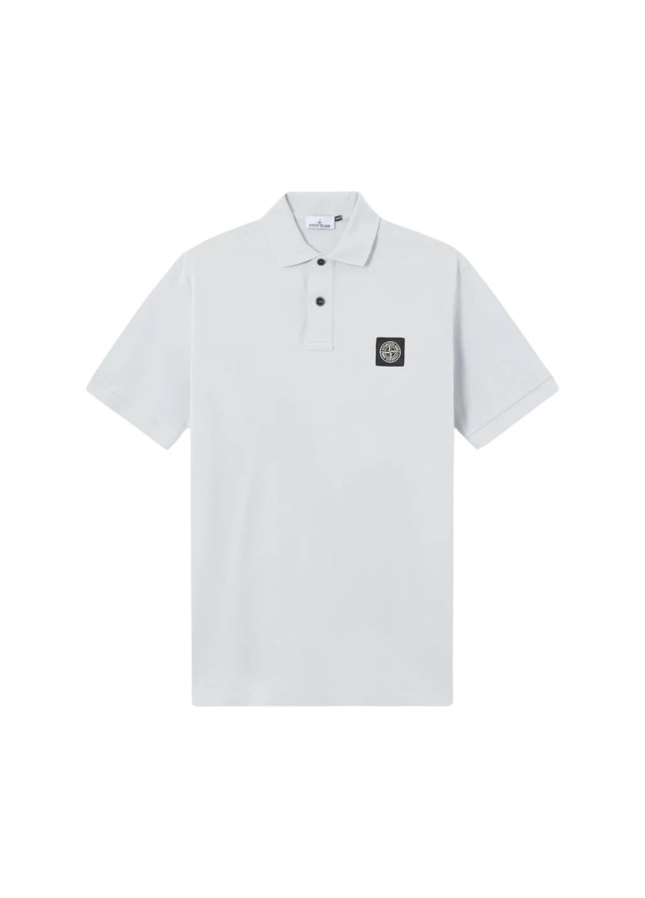 Голубая футболка поло ghost l1s152200008 s0f39 v0064 (размер: ) Stone Island
