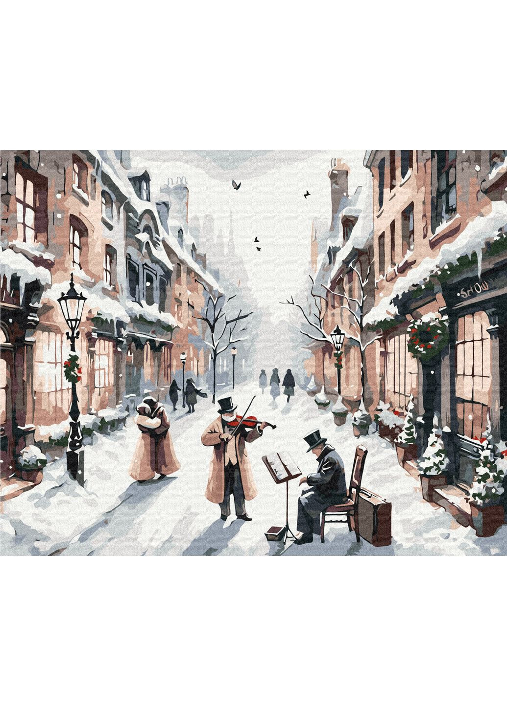 Картина по номерам Рождественская мелодия BS53840 ТМ Брашми Brushme (369513351)