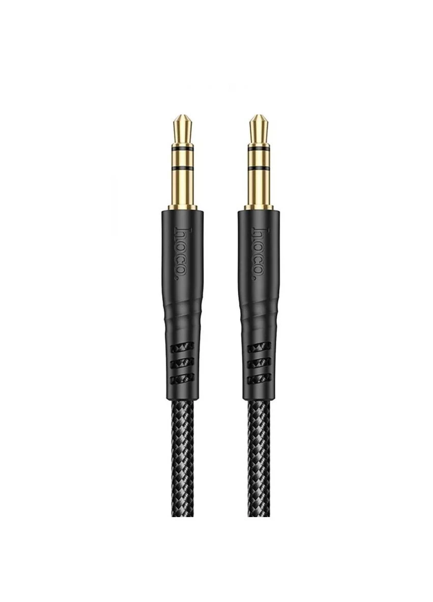 Аудiокабель UPA24 Smooth AUX audio cable Black Hoco (305412104)