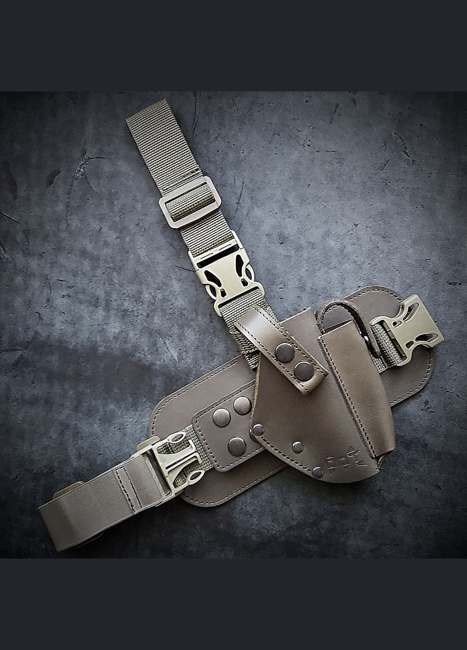 Шкіряна кобура поясна для прихованого носіння під ФОРТ 12/17 | чорна (двостороння) No Brand (339621513)