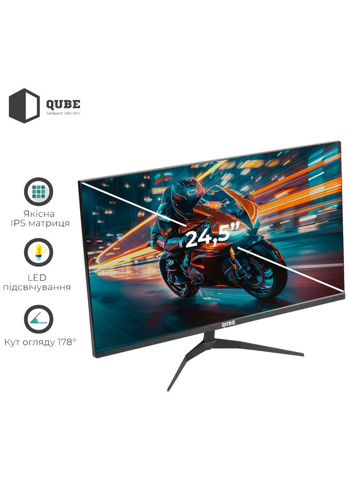 Монітор Overlord 24,5" G25F180Plus QUBE (323087834)