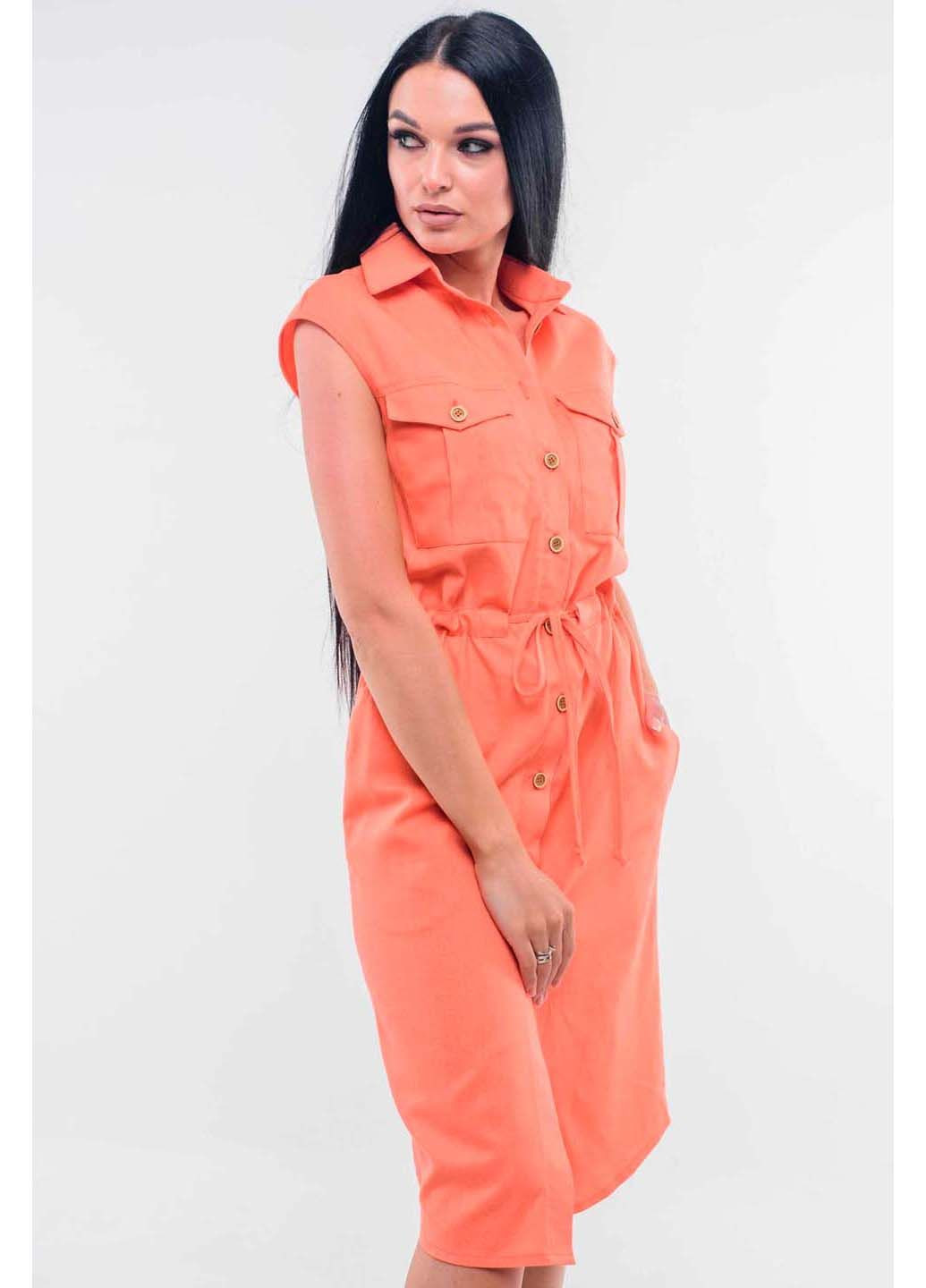 Персиковое платье Ри Мари