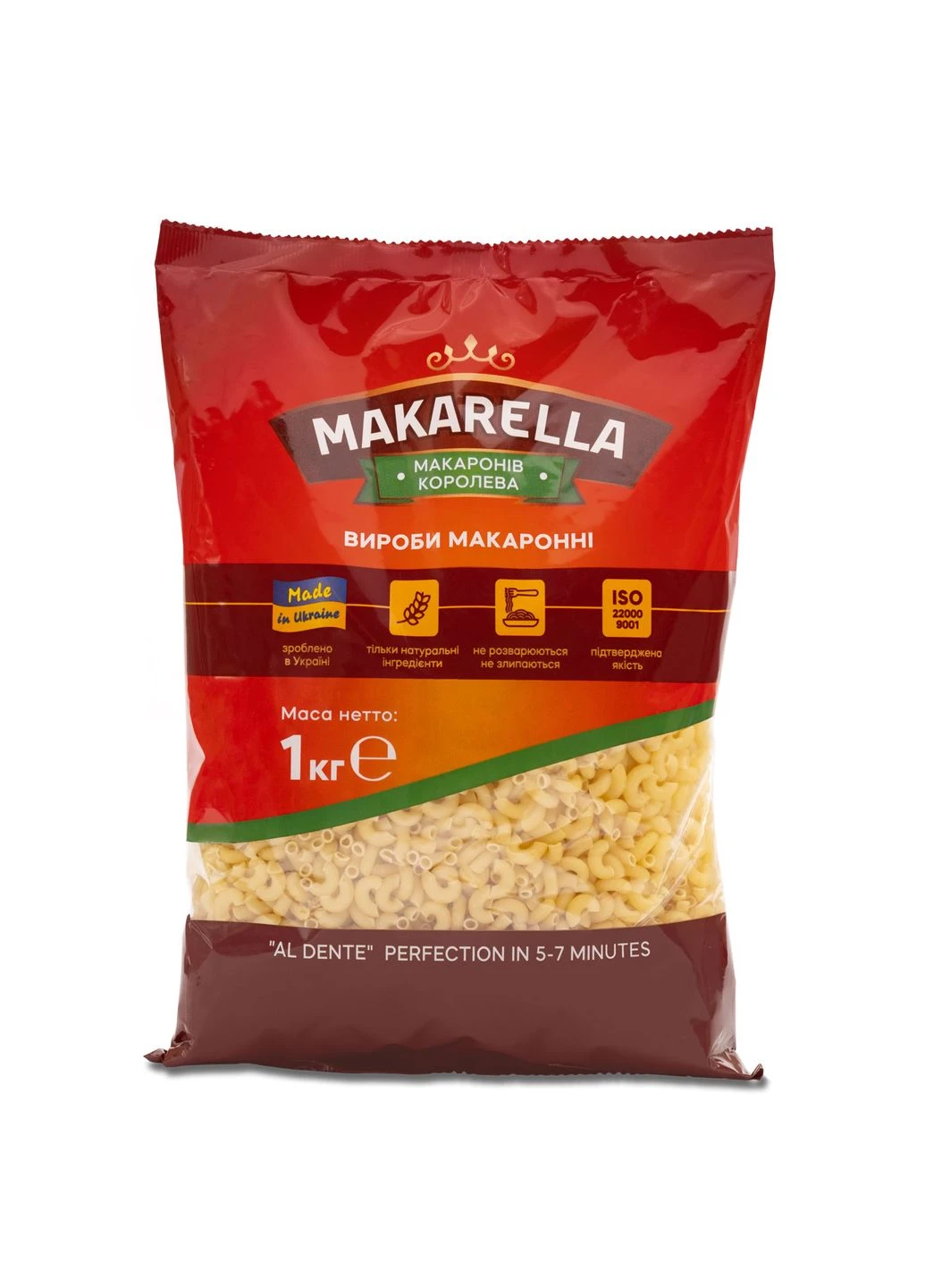 Макаронні вироби Ріжки №7 1 кг No Brand (361375059)
