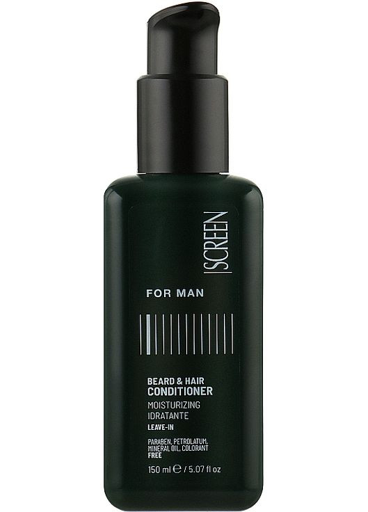 Чоловічий незмивний кондиціонер для волосся й бороди For Man Beard & Hair Conditioner 150ml (963134-91159) Screen (368624834)