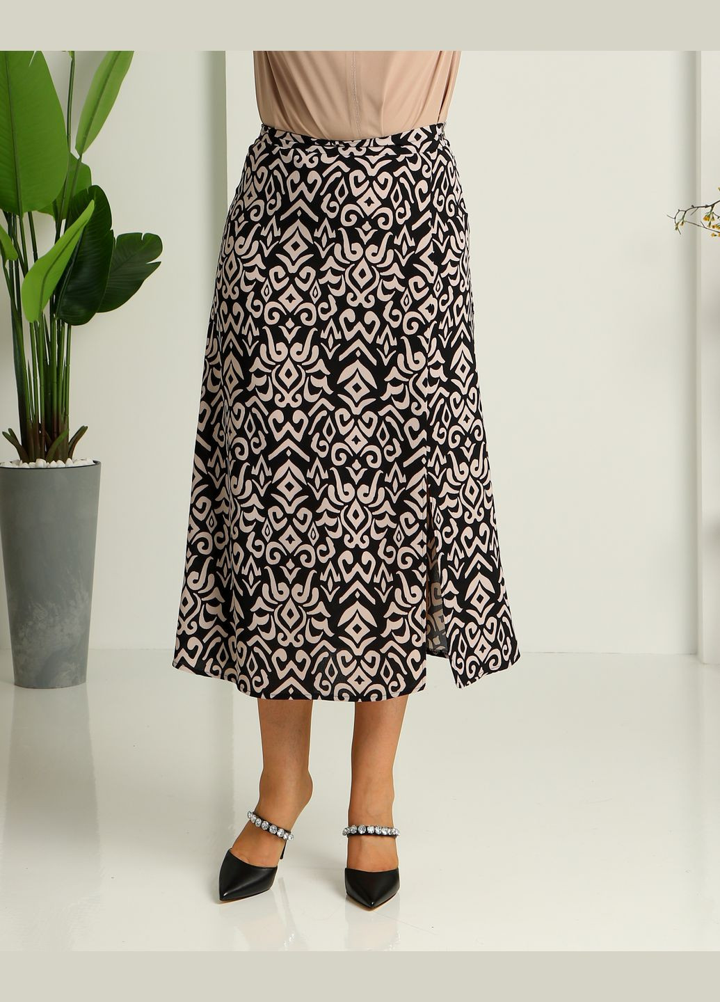 Літня спідниця трапеція No Brand (295689584)