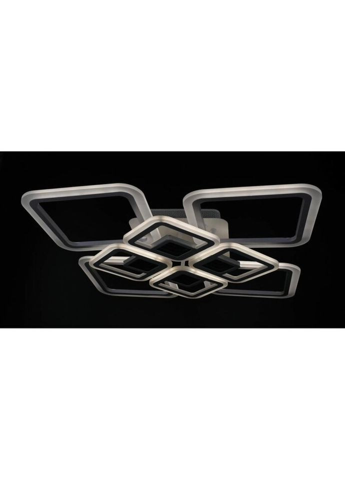 Люстра світлодіодна стельова LED світильник для квартири на стелю ледве з пультом 26031 Білий 11х59х59 см. Sunnysky (324396042)