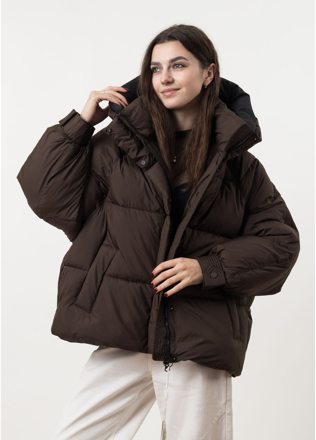 Коричневый зимний Пуховик Towmy