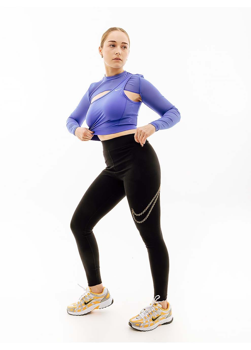 Жіночі Легінси NS PEHINE HR TGHT Чорний Nike (367191838)