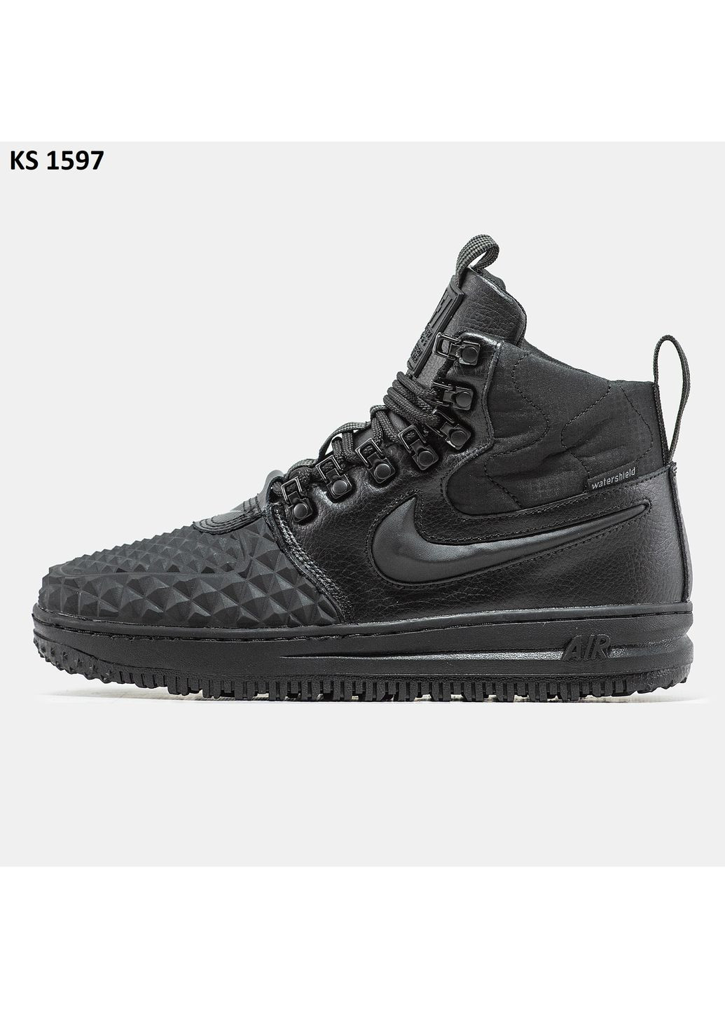 Черные демисезонные кроссовки мужские nike lf1 duckboot black найк дакбут No Brand