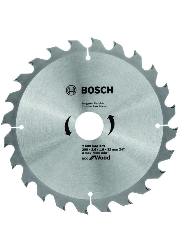 Пильный диск Eco for Wood (200x32x2.6 мм, 24 зубьев) по дереву (23444) Bosch (306551828)