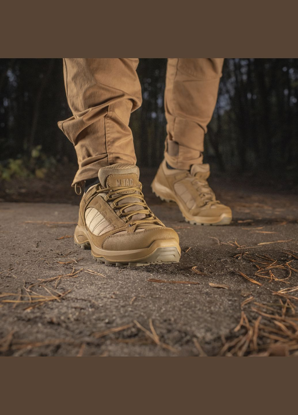 Кроссовки тактические демисезонные койоты () M-TAC (303414981)