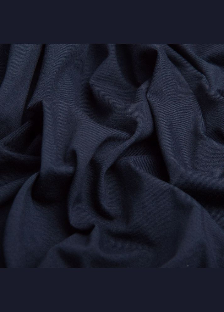 Ткань кулир с эластаном т/синий IDEIA (292144508)