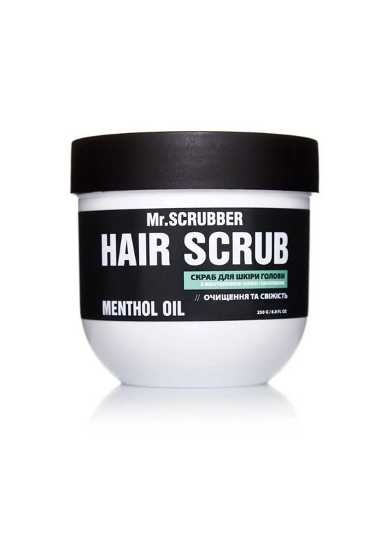 Скраб для кожи головы и волос Mr.Scrubber Hair Scrub Menthol Oil. 250мл Mr. Scrubber (317902309)