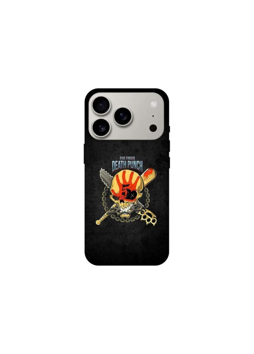 Чехол на Apple iPhone 17 Pro (6.3") Five finger death punch ver.2 Frontalka (361320128)