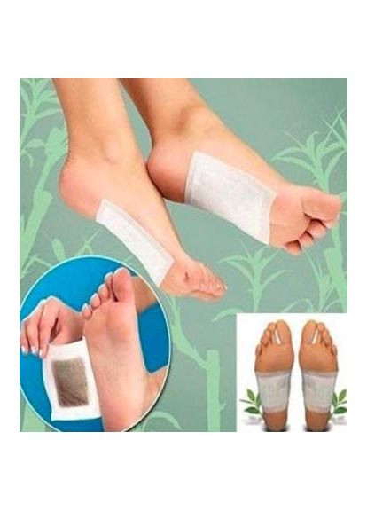 Пластирі на стопи Кінокі для виведення токсинів 10 шт, пластирь - детокс Kiyome Kinoki (299314405)