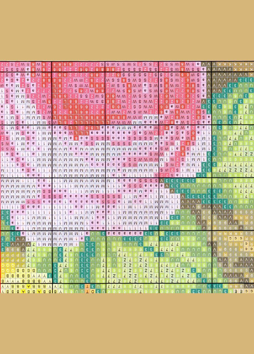 Набор для вышивания "Fruit basket".AIDA 14CT, 41*33 см. БЕЗ нанесения на канву схемы Joy Sunday (313612965)