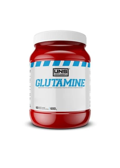 Амінокислота UNS Glutamine, 600 грам Апельсин UNS Supplements (333974396)