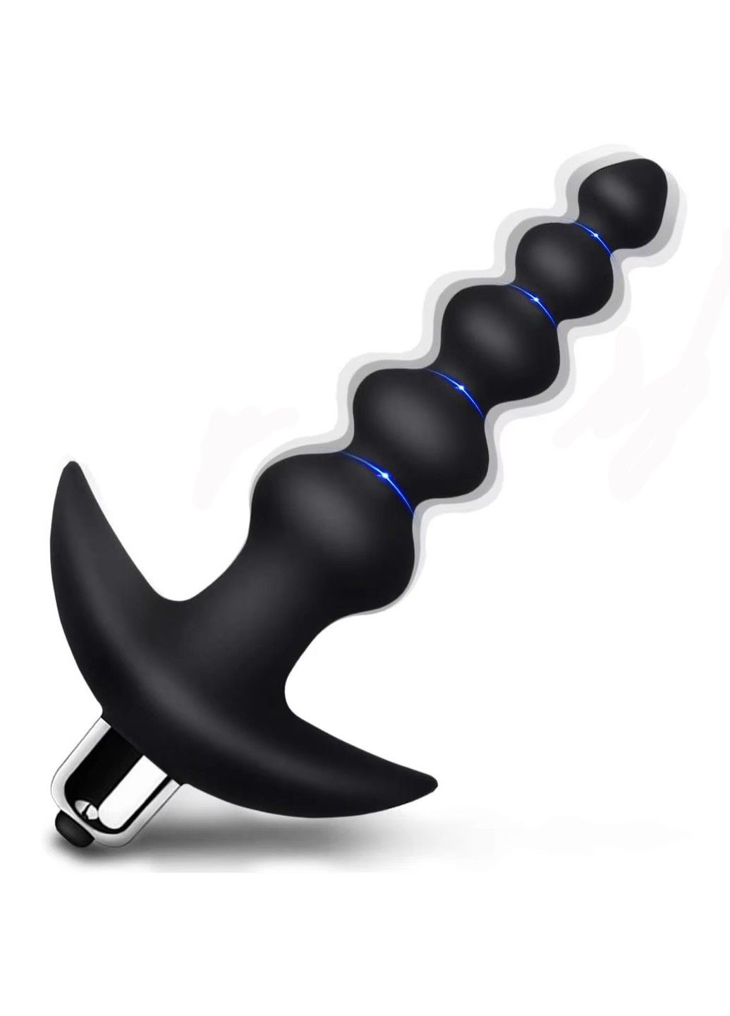 Силіконова анальна пробка з вібрацією (ААА, 10 режимів) We Love (304770449)