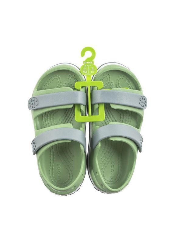 Салатовые крокс крокбенд сандали детские toddler crocband™ cruiser sandal Crocs