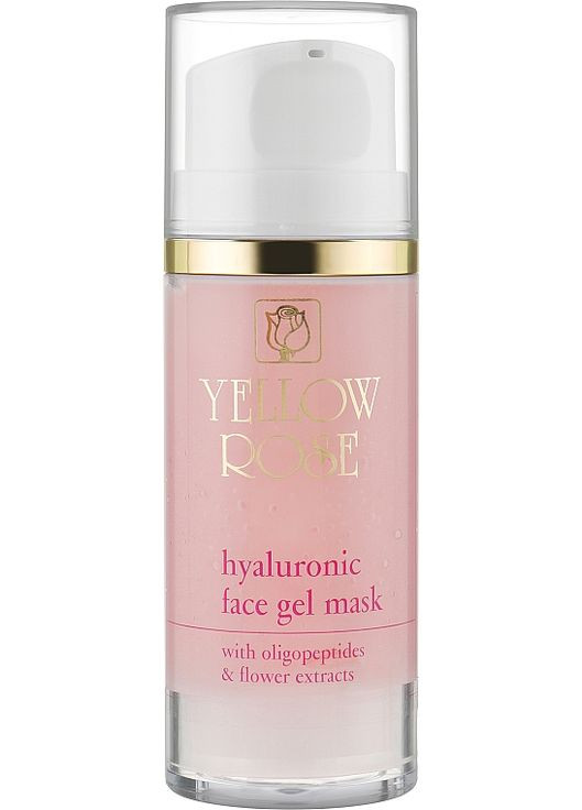Гель-маска для обличчя з гіалуроновою кислотою Hyaluronic Face Gel Mask 100ml (996504-42802) Yellow Rose (368889550)