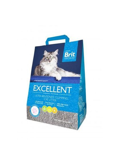 Наполнитель для кошачьего туалета Excellent бентонитовый, 10 кг. Brit Fresh (349823383)