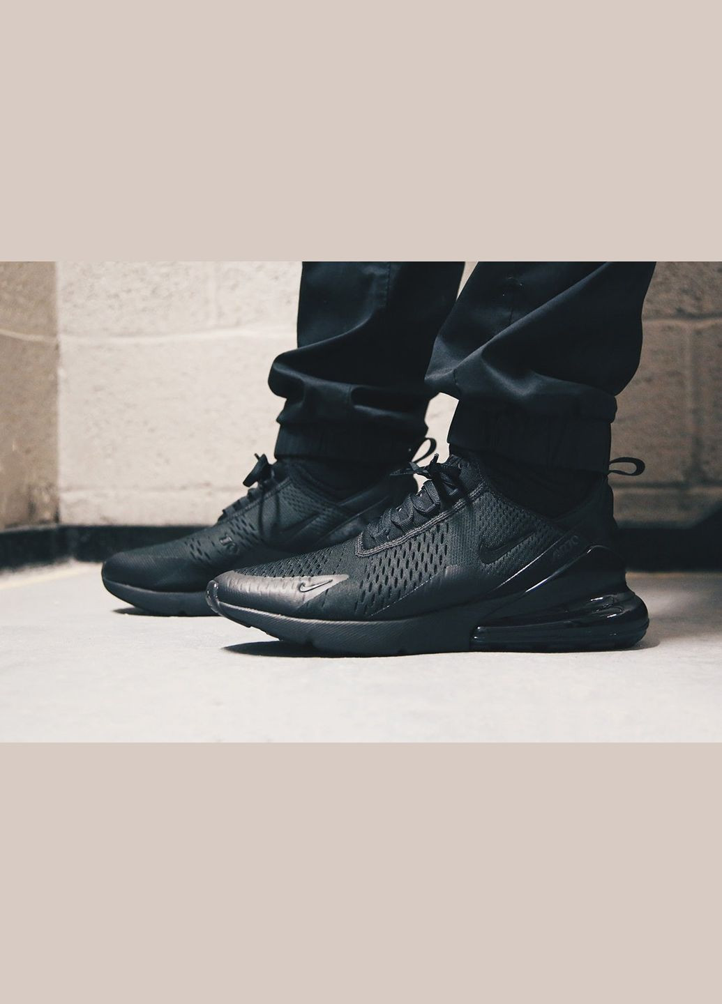 Чорні кросівки air max 270 triple black — ah8050-005 Nike