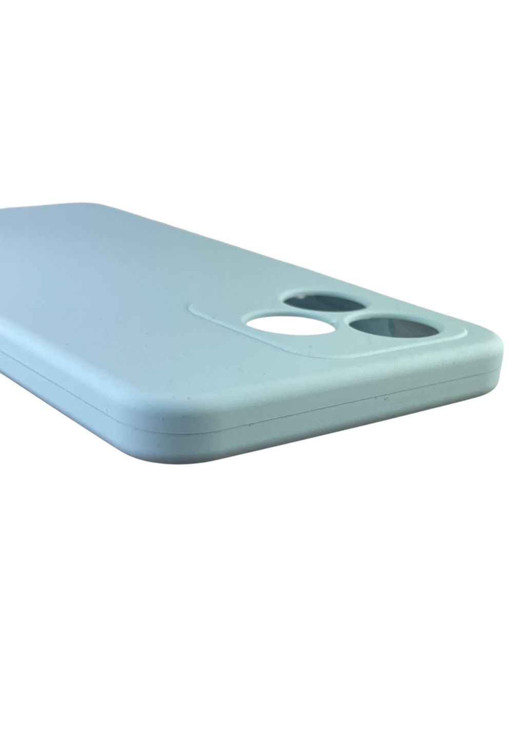 Чехол для C53 силиконовый с микрофиброй нескользящий на реалми с53 голубой Realme (366390362)