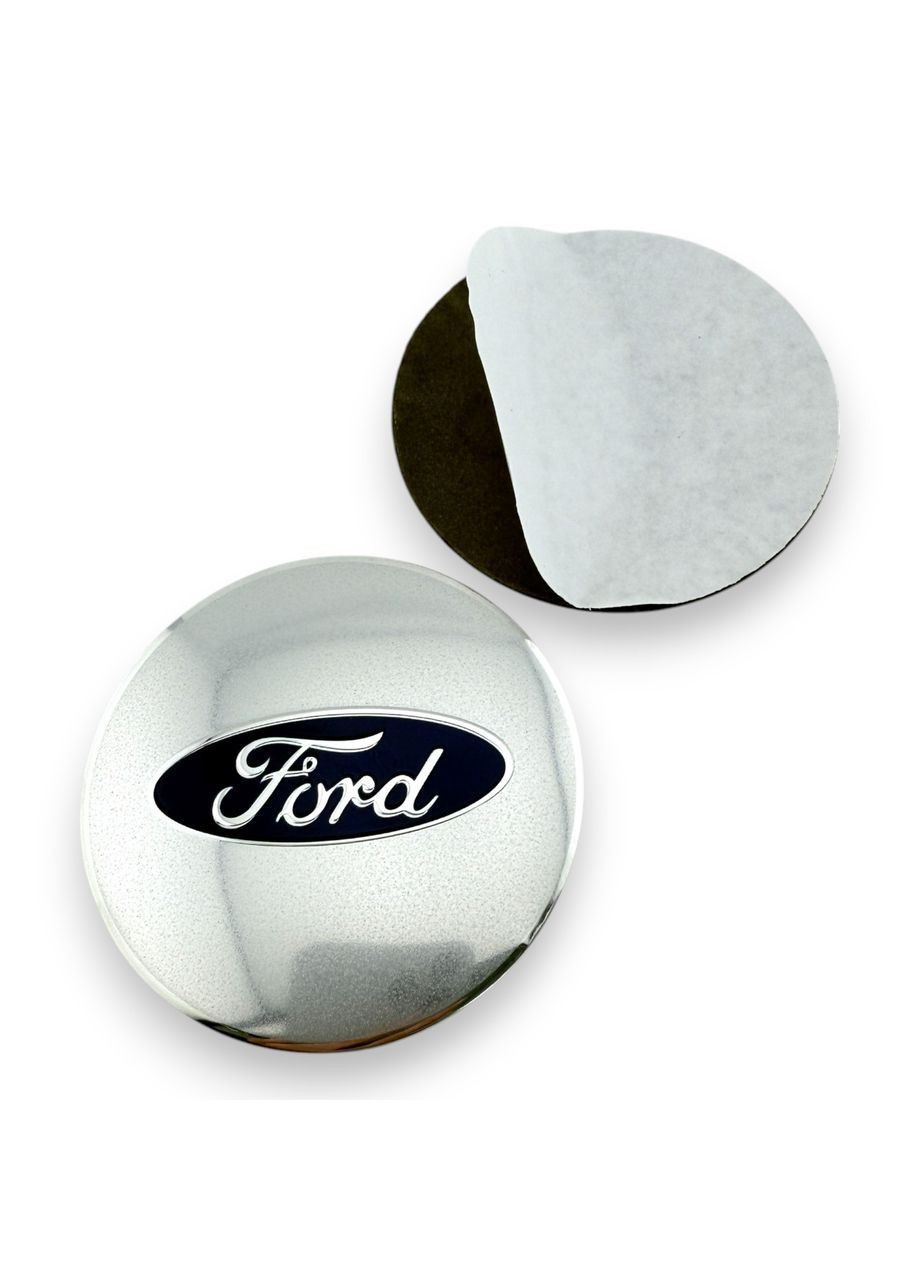 Наклейки з логотипом Ford Форд 65 мм алюмінієві епоксидні 4 штуки. No Brand (364957878)
