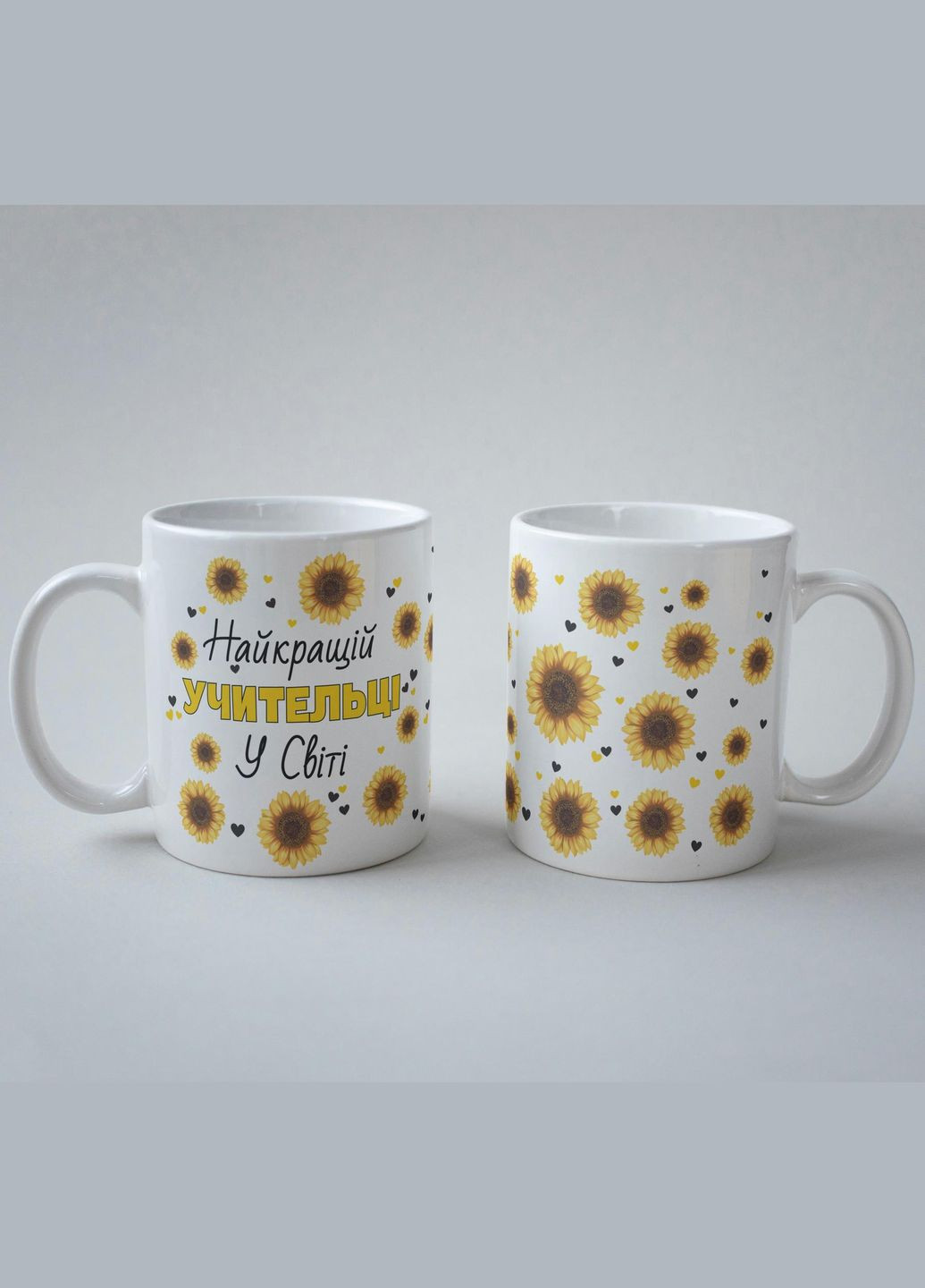 Кружка керамическая с принтом "Лучшей Учительнице в мире" 330 мл Белая No Brand (324263027)