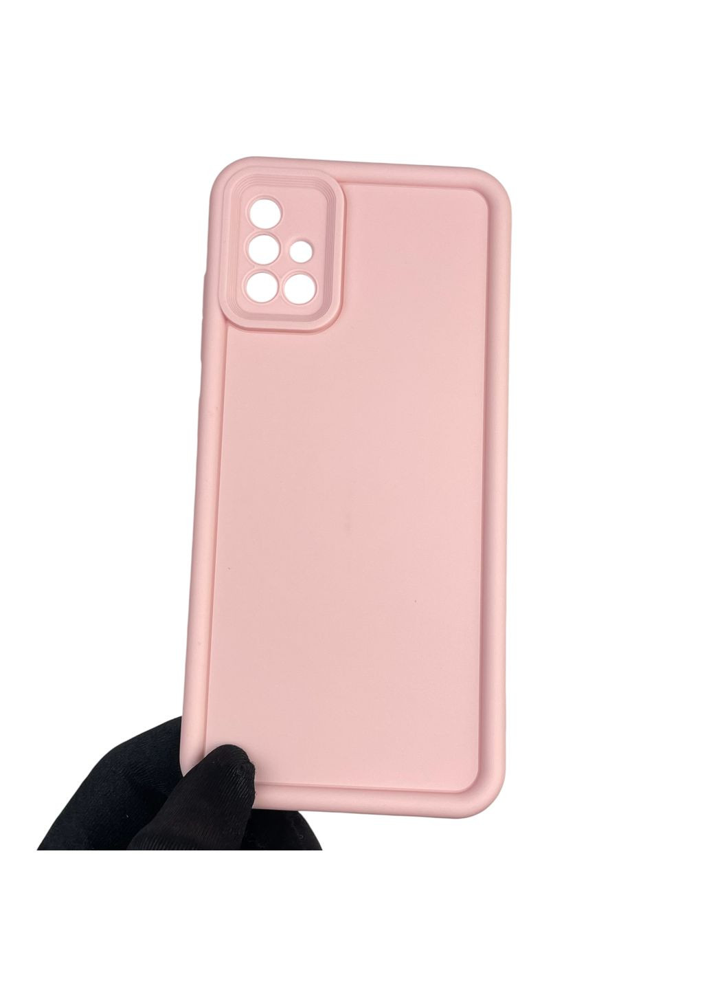 Чохол силіконовий Soft Touch для Galaxy A51 (SM-A515F) пудровий (Повний захист камери) Samsung (366389420)