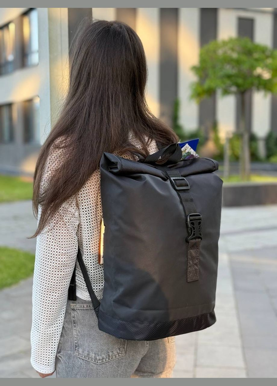 Рюкзак florence 23 л. черный roll top роллтоп Bagland Рюкзак (341528651)