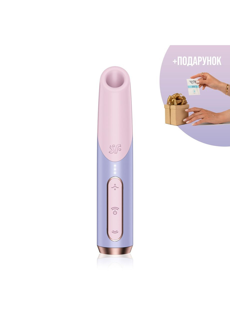 Вакуумний кліторальний стимулятор Bold Kiss – Air-Pulse, силікон, водозахист, акумулятор, тихий Satisfyer (372737281)