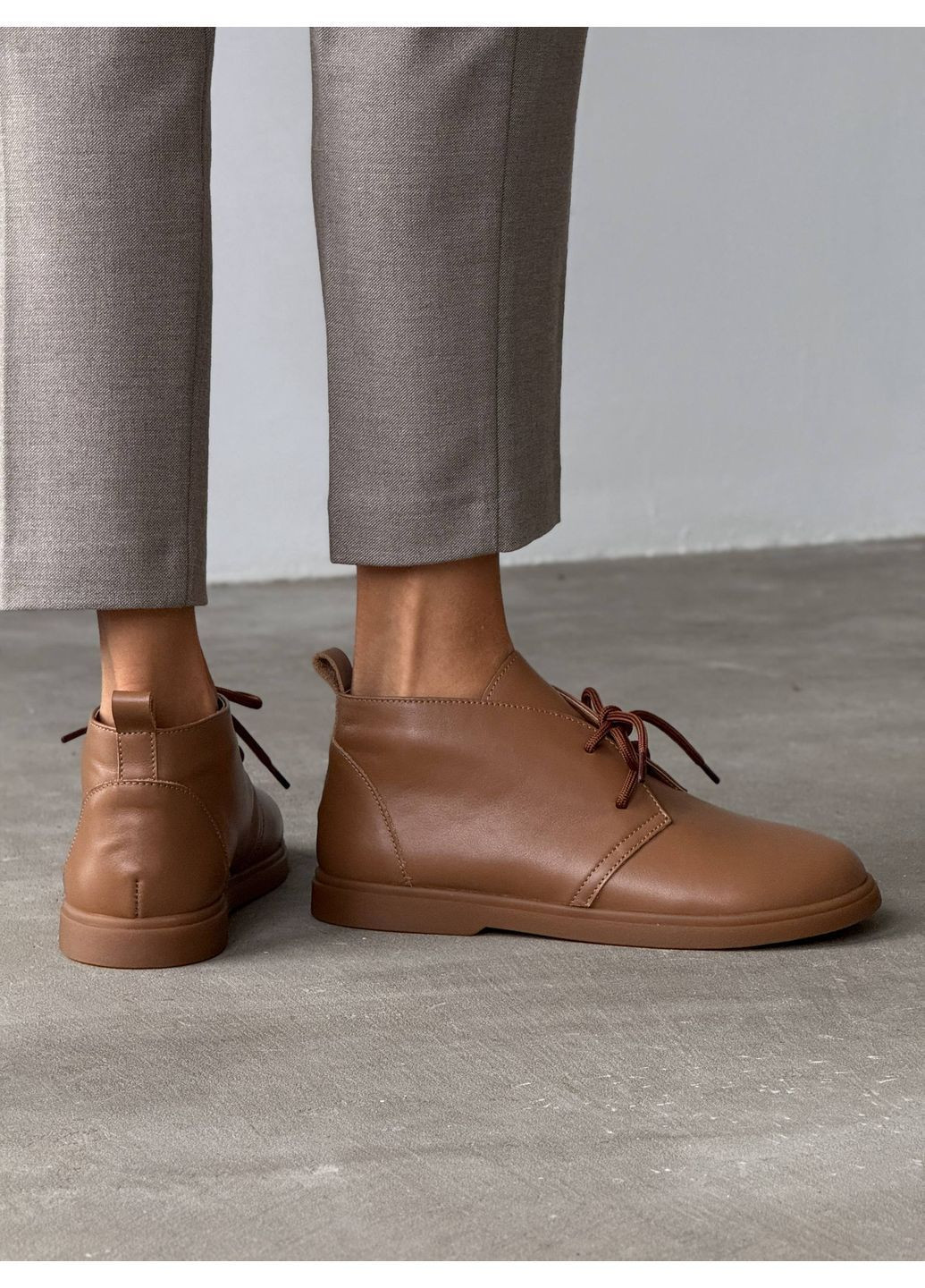 Осенние стильные женские ботинки No Brand без декора