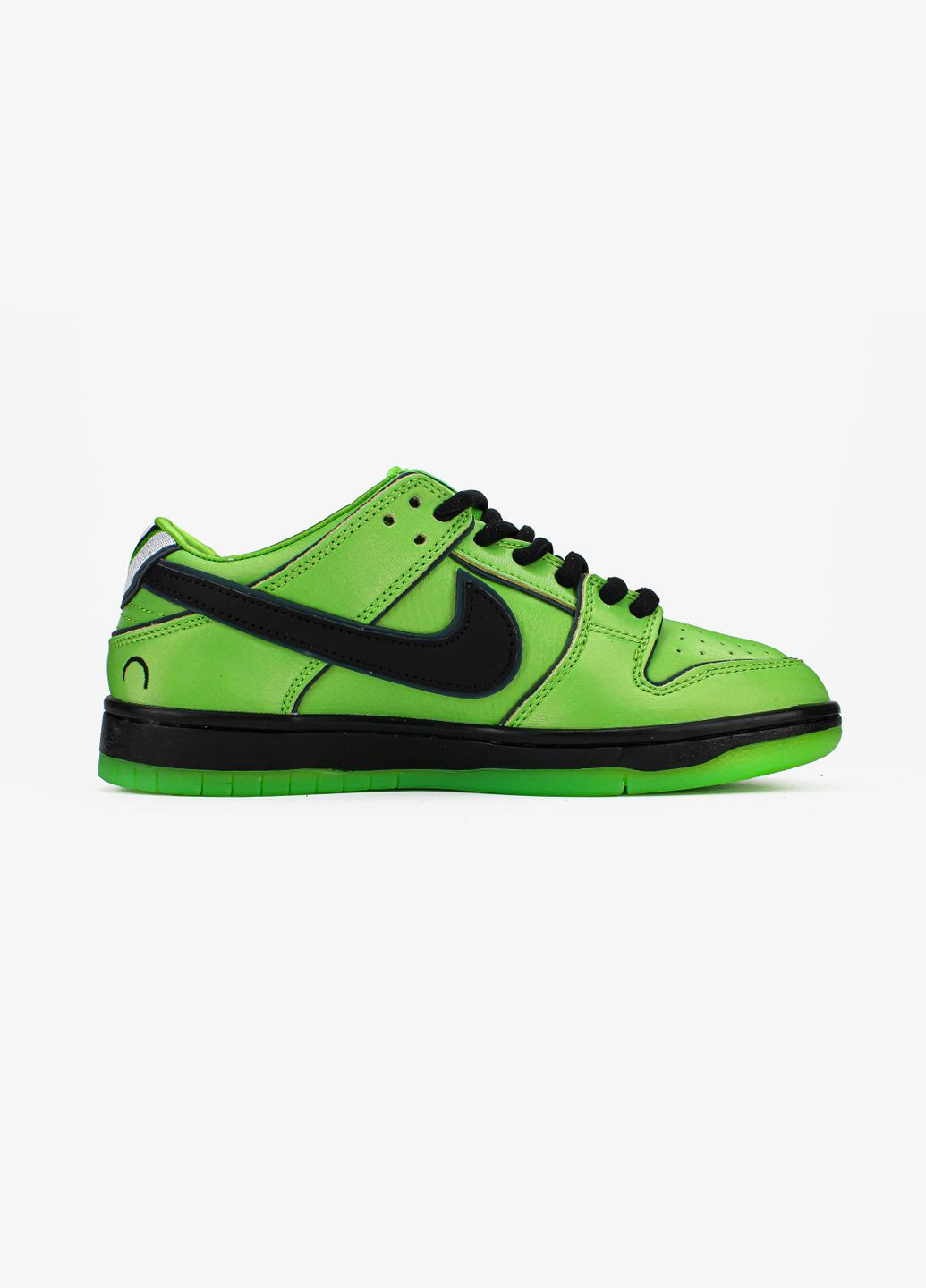 Зелені всесезон кросівки чоловічі nike sb dunk low the powerpuff girls buttercup green | найк сб данк низькі зелені No Brand