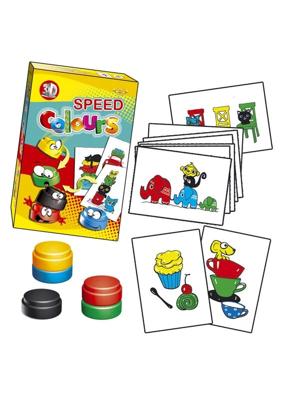 Дитяча настільна гра "Speed Colours" MKZ0805 від 2х років Майстер (335005229)