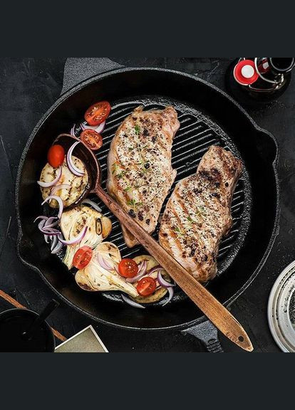 Сковорода-гриль Naestved Ø30см чугунная Fissman (372171268)