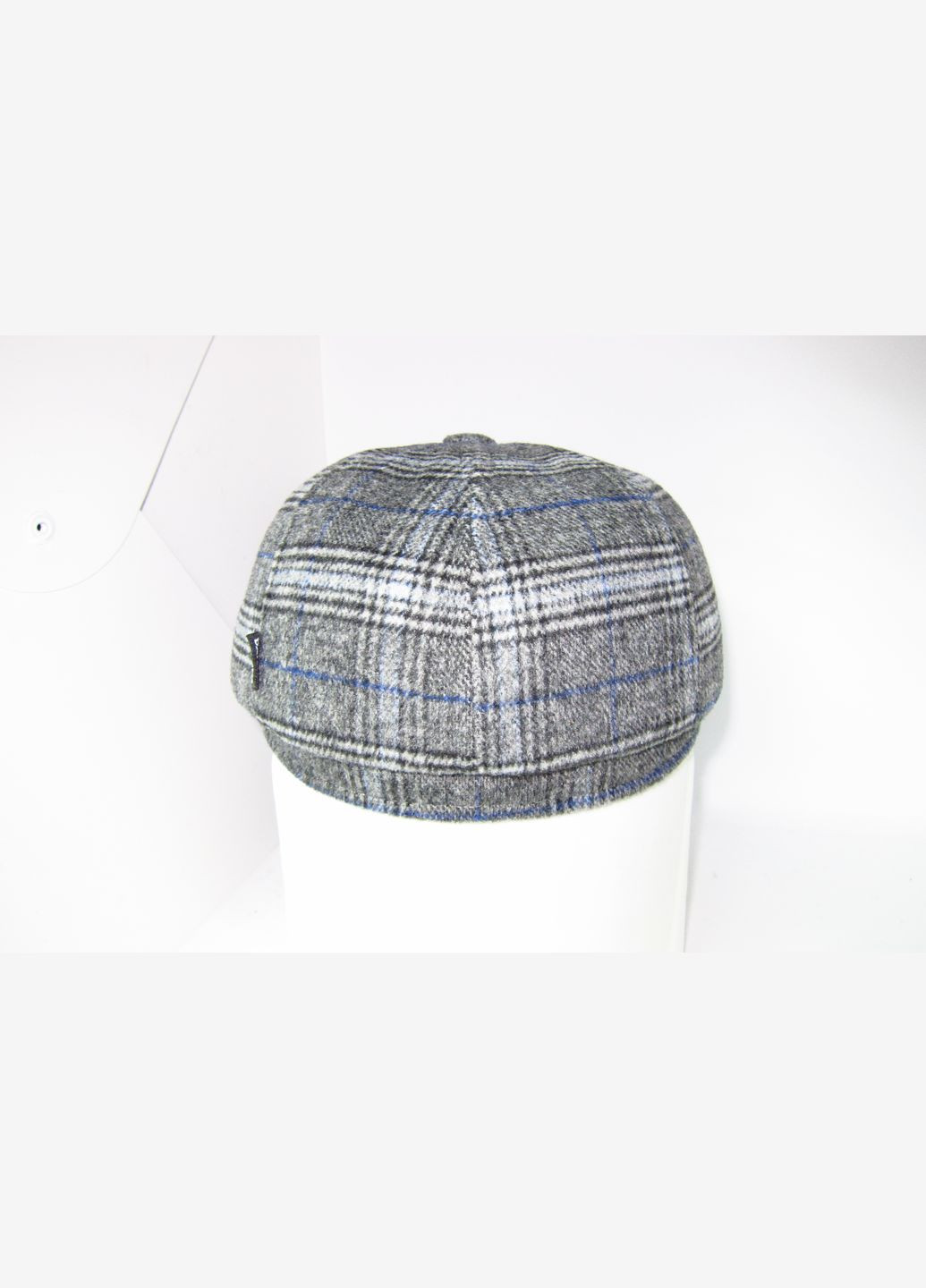 Чоловіча кепка восьмиклинка сіра з вушками DAVANI 00110 No Brand кепка восьмиклінка (304533882)