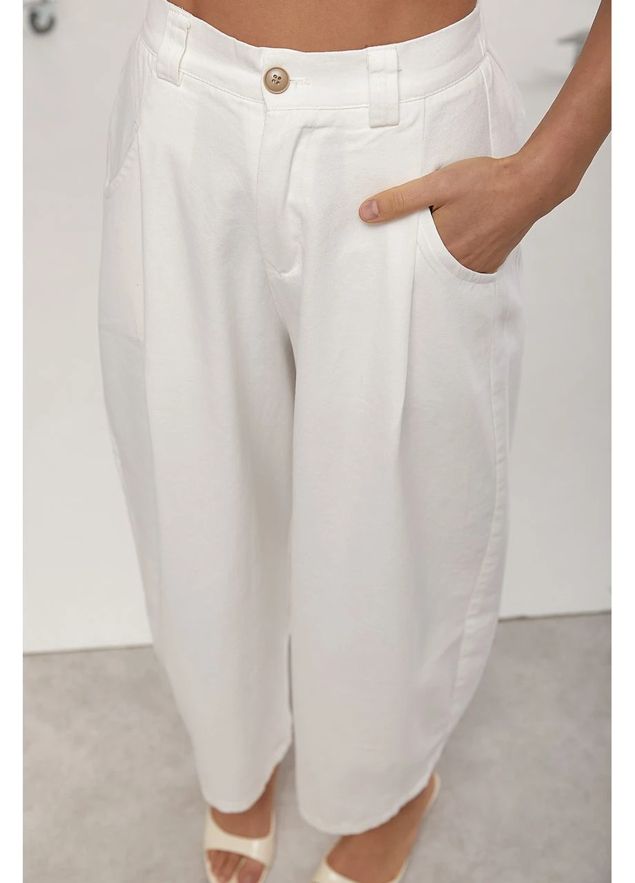 Котоновые укороченные баги со складками Lurex (377500398)