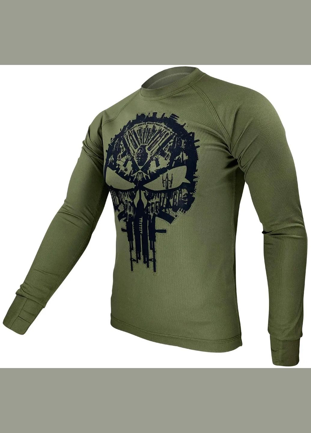Оливкова реглан kramatan the punisher tactical design olive No Brand