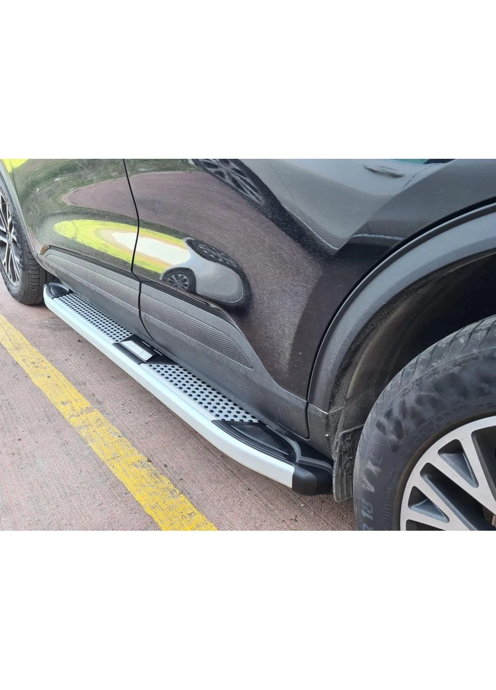 Бокові пороги Mevsim Grey (2 шт., Алюміній) для Ford Puma 2019- рр Erkul (390716486)