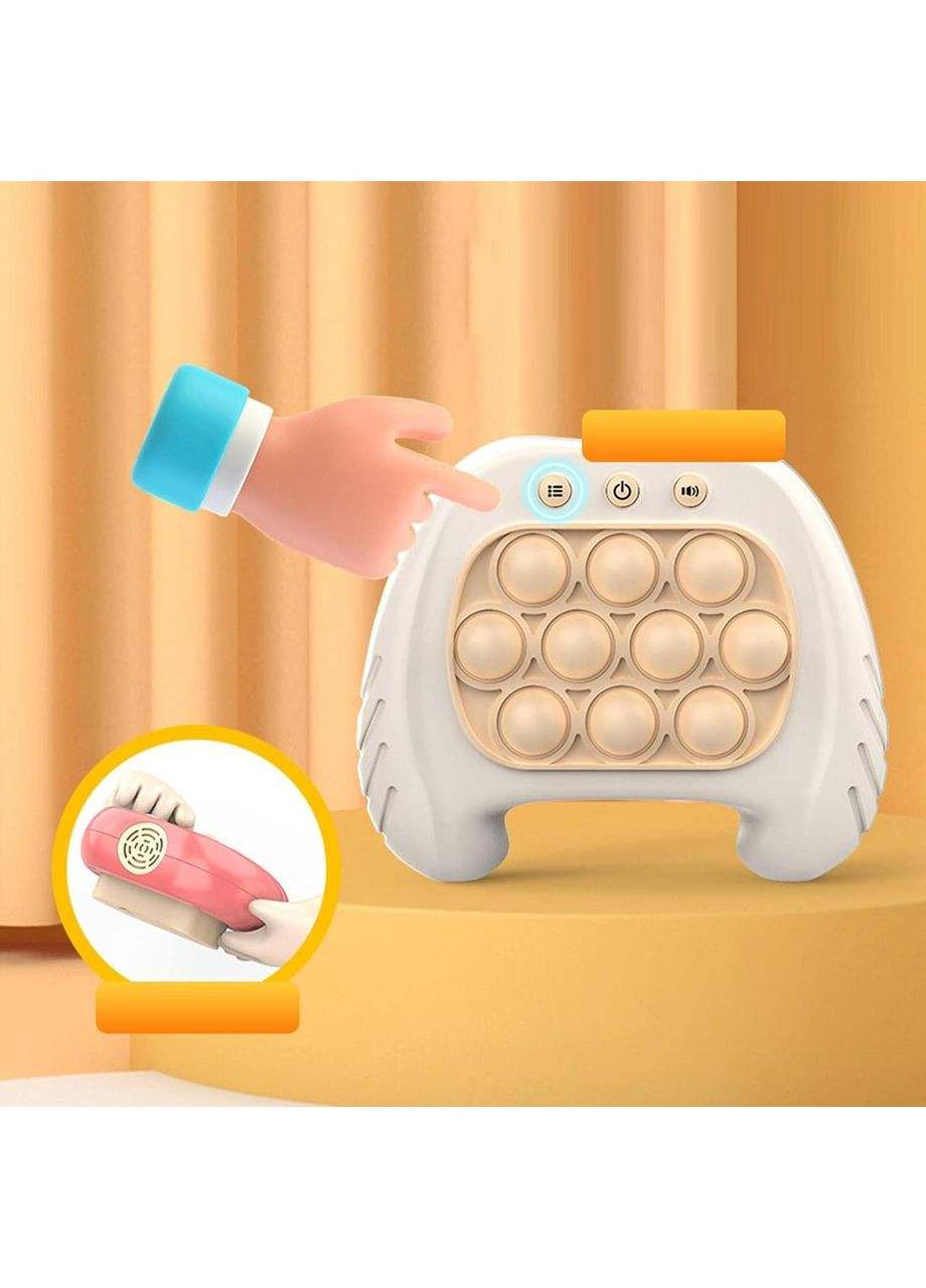 Электронная приставка консоль Quick Push Game приставка игры Pop It Антистресс-тек ток игрушка 200 уровней No Brand (365721729)