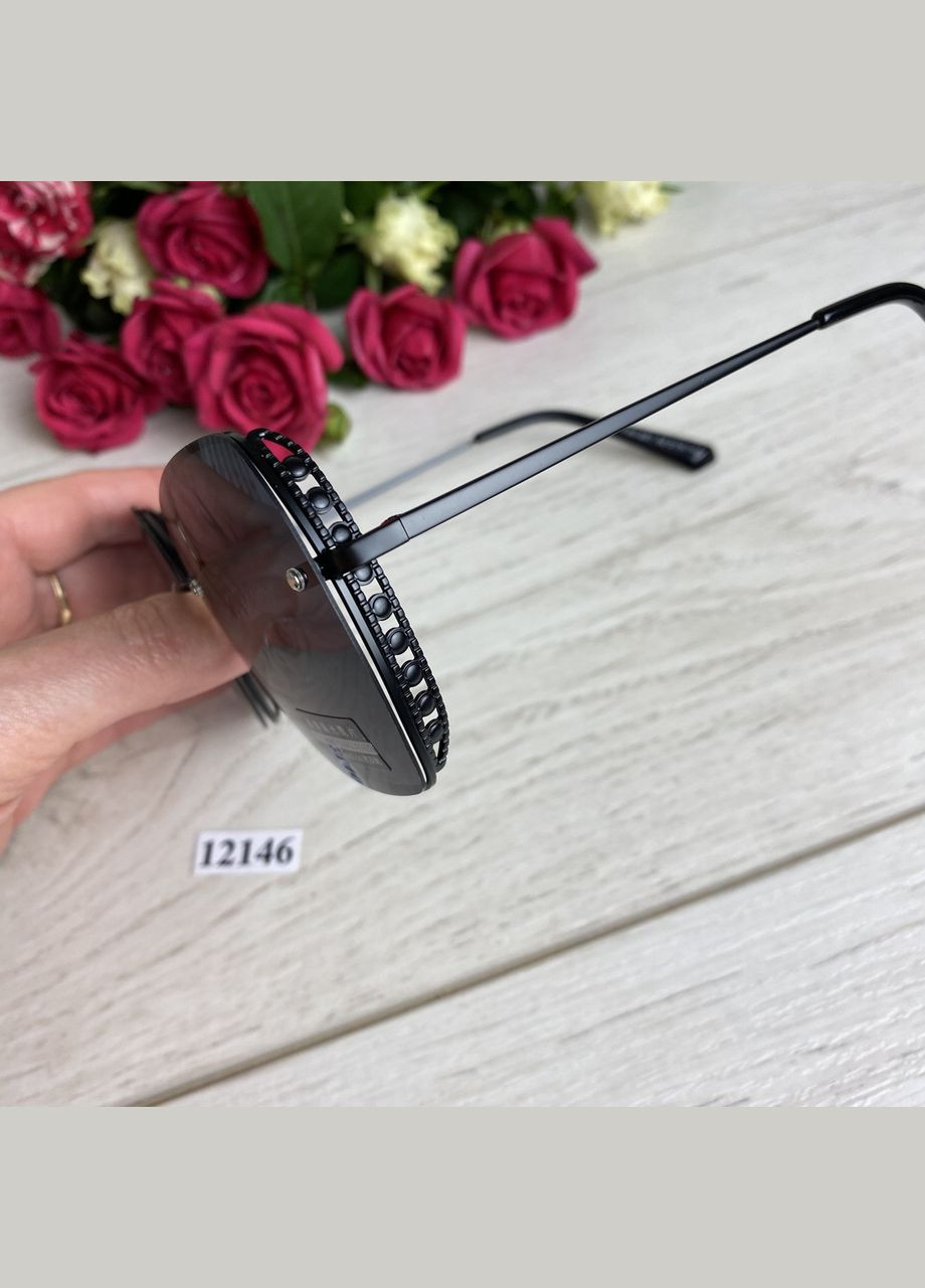 Стильные черные очки линза polarized No Brand (302370758)