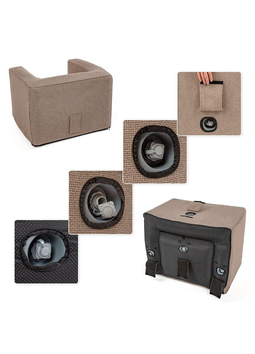 Надувне крісло Коричневе StickerWall-SW-00002291 Sticker Wall (369799162)